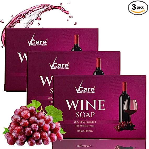Red wine soap